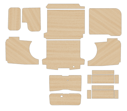 Ford Transit Custom 2023 - Present- Full Ply Lining Kit