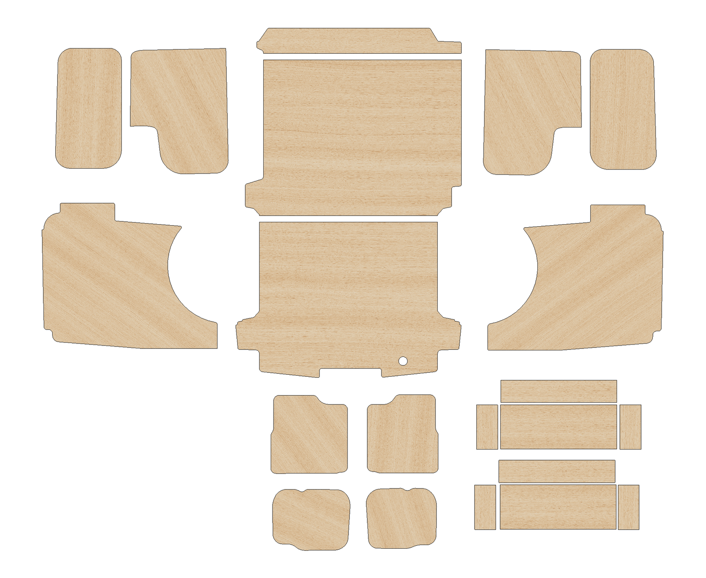 Ford Transit Custom 2023 - Present- Full Ply Lining Kit