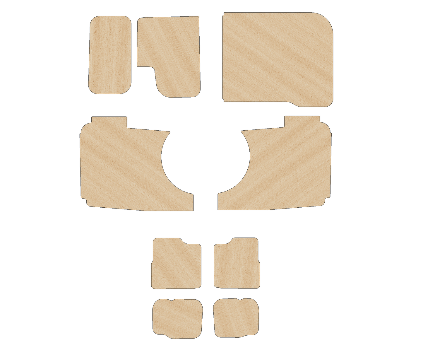 Volkswagen Transporter T7 2025 - Present  - Full Ply Lining Kit