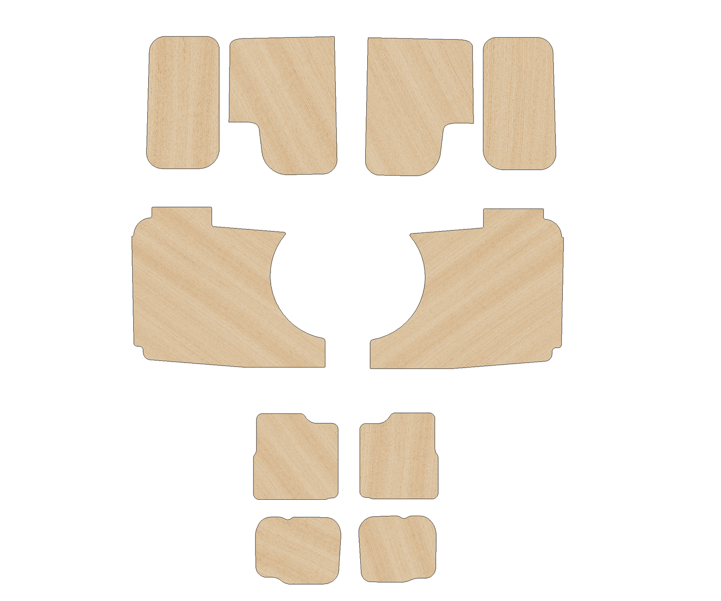 Volkswagen Transporter T7 2025 - Present  - Full Ply Lining Kit