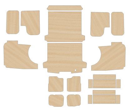 Ford Transit Custom 2023 - Present- Full Ply Lining Kit
