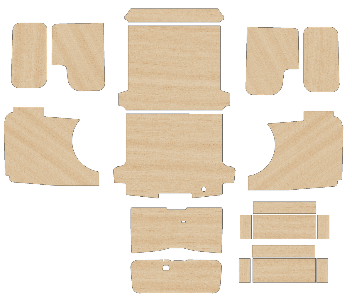 Ford Transit Custom 2023 - Present- Full Ply Lining Kit