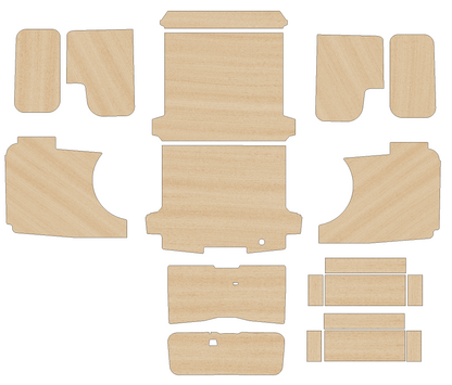 Ford Transit Custom 2023 - Present- Full Ply Lining Kit
