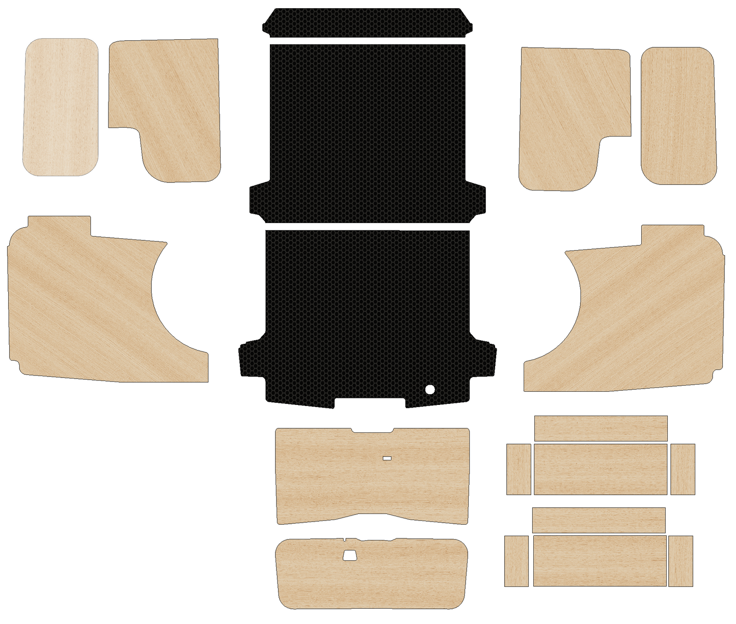 Ford Transit Custom 2023 - Present- Full Ply Lining Kit