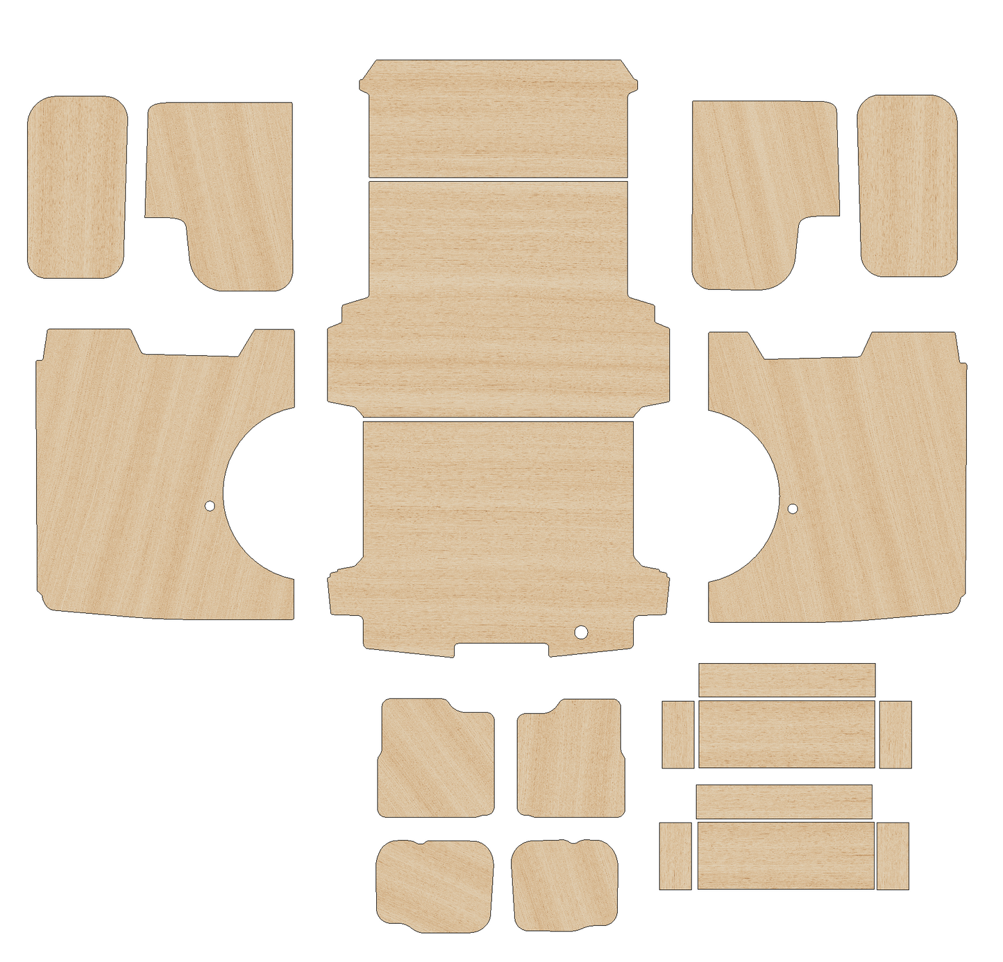 Ford Transit Custom 2023 - Present- Full Ply Lining Kit
