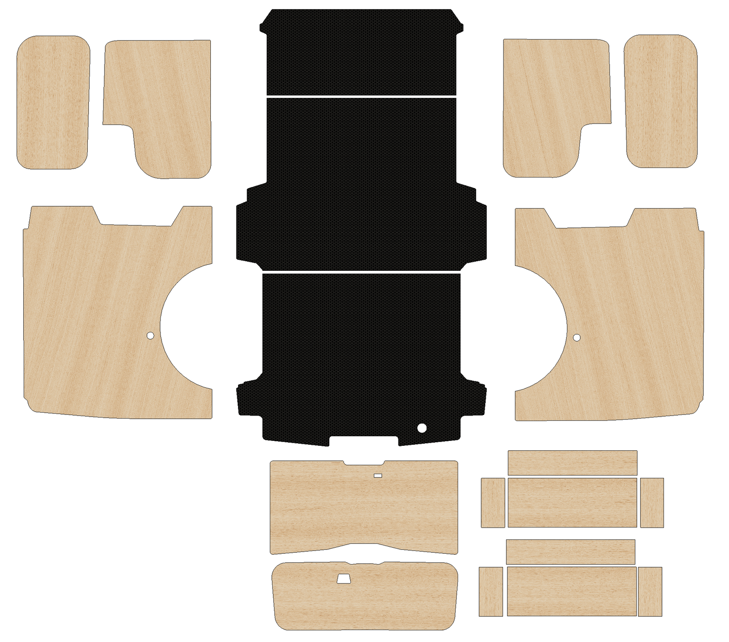 Ford Transit Custom 2023 - Present- Full Ply Lining Kit