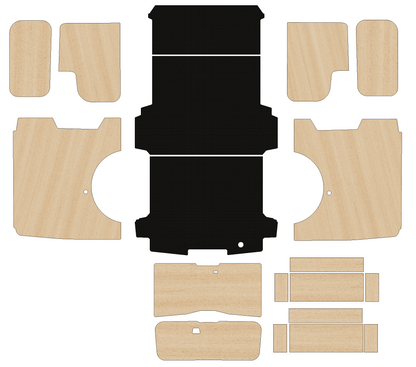Ford Transit Custom 2023 - Present- Full Ply Lining Kit