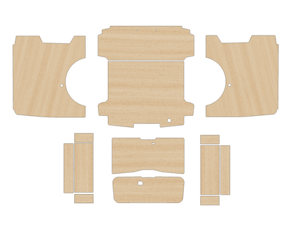 Ford Transit Custom Double Cab (DCIV - Crew Cab) 2023 - Present  - Full Ply Lining Kit