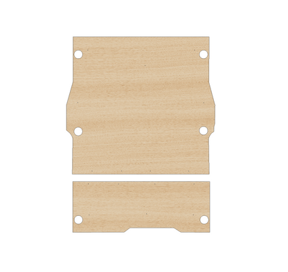 Peugeot Partner 2008-2018 SWB Two Sliding Doors  - Floor Ply Lining Kit