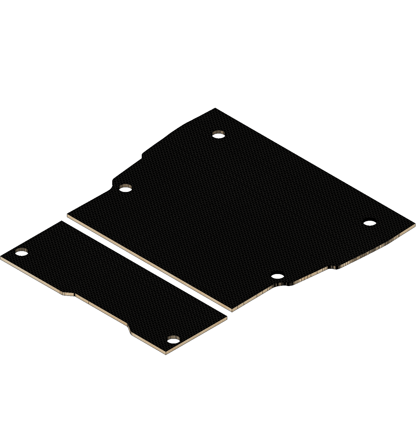 Peugeot Partner 2008-2018 | SWB | No Sliding Door | Birch Phenolic Hexagrip Faced Flooring