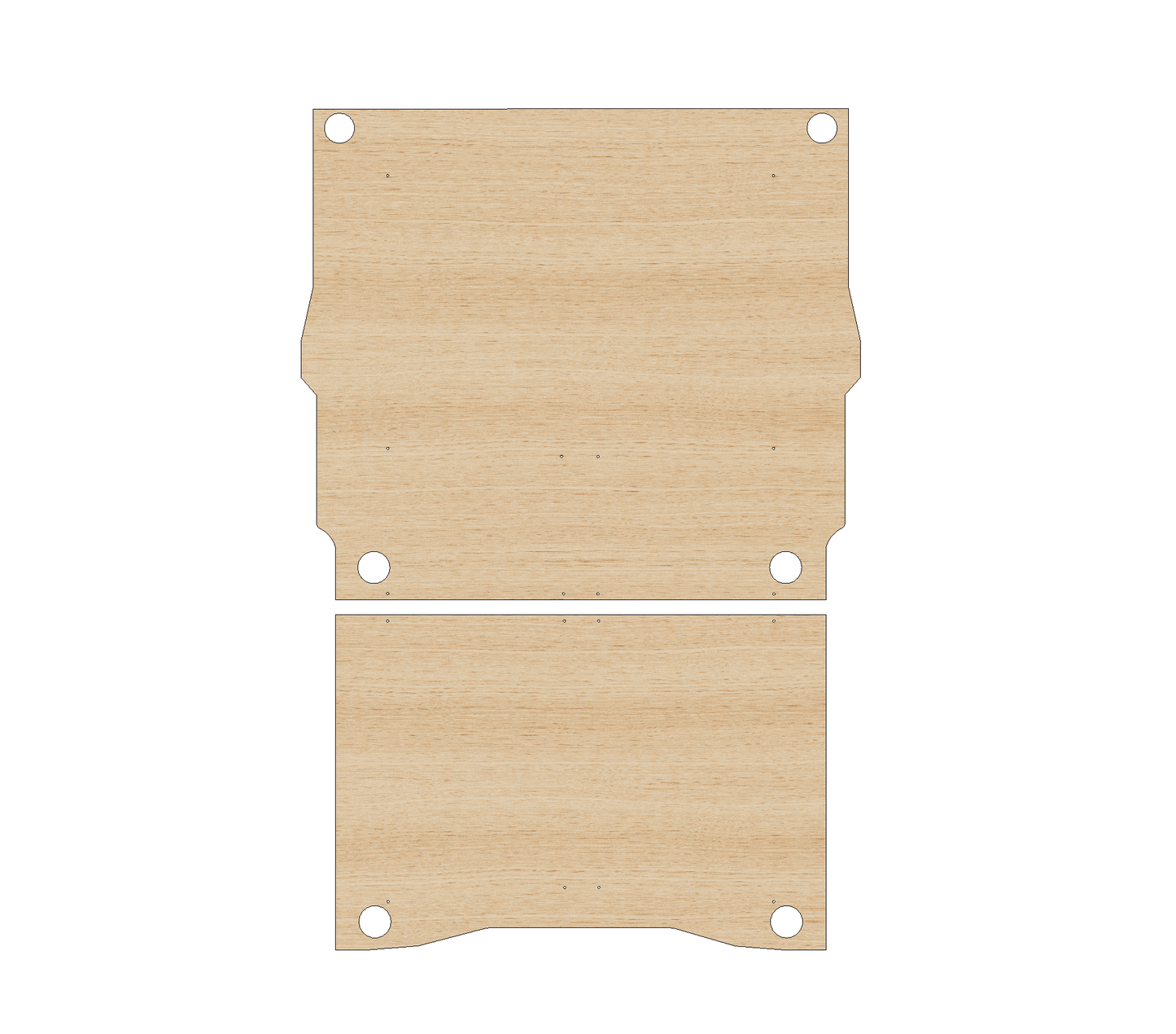 Toyota ProAce  City 2019 - Present LWB  Two Sliding Door - Floor  Ply Lining Kit