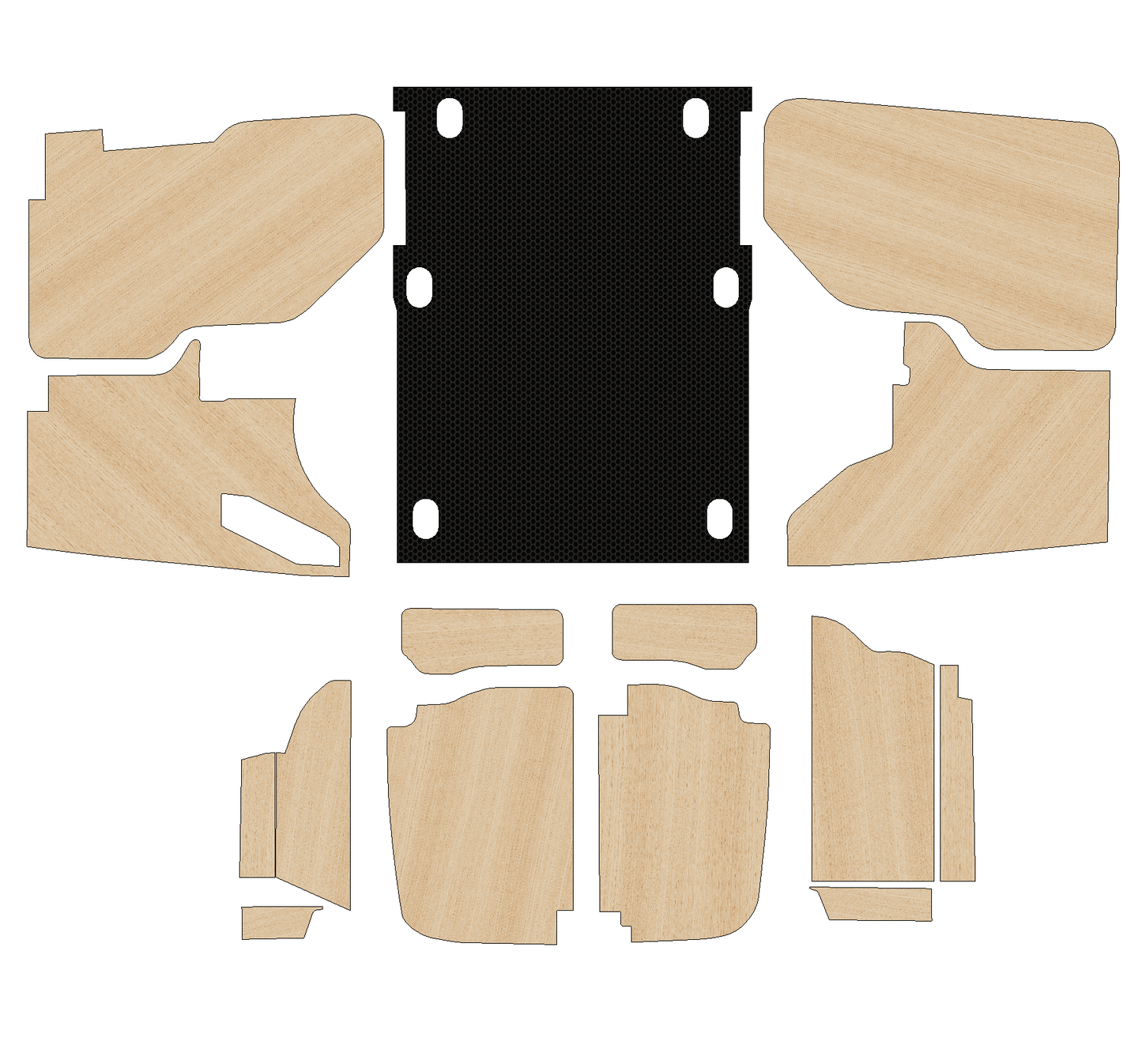 Ford Transit Connect 2014-2021 - Full Ply Lining Kit