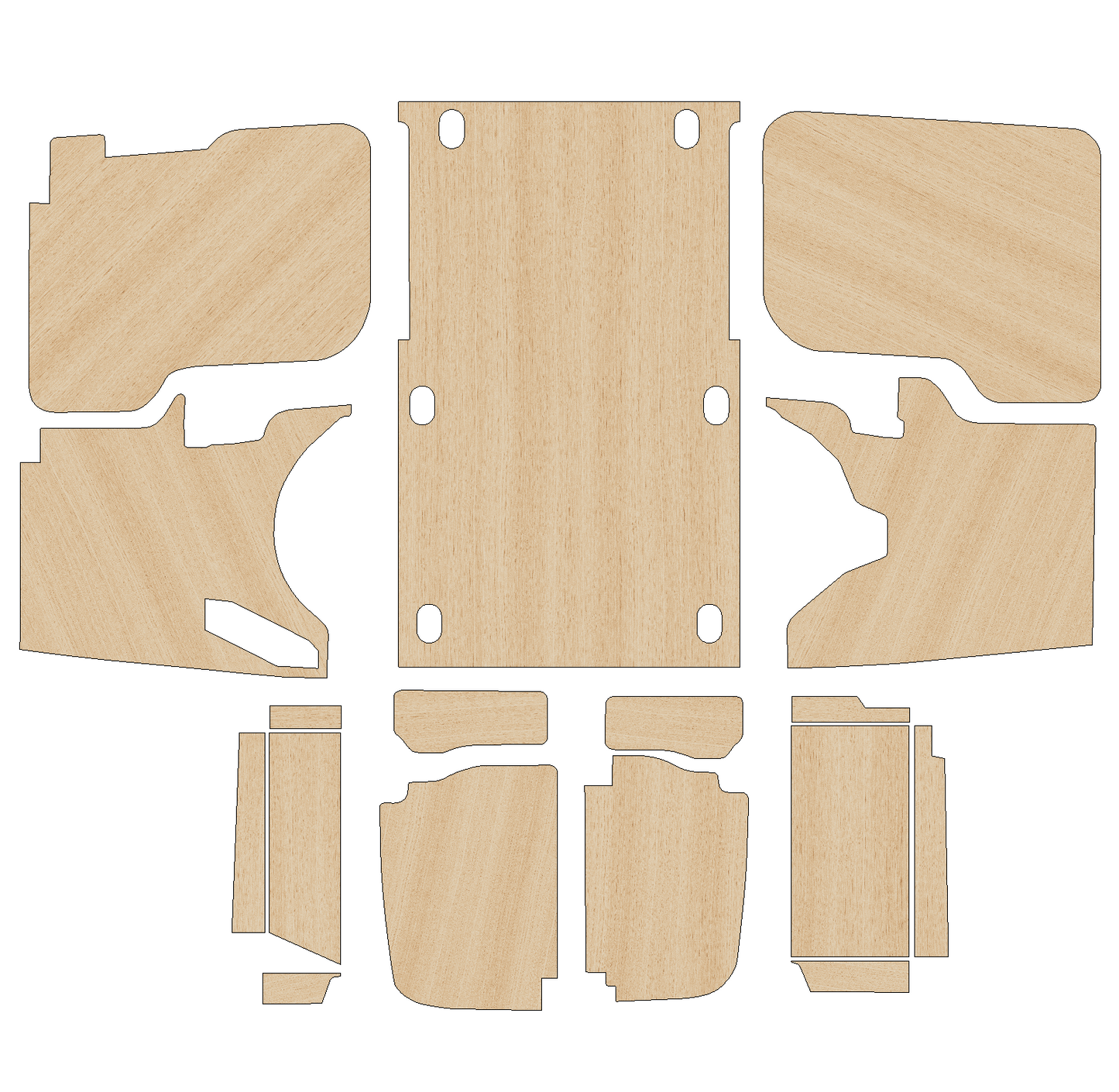 Ford Transit Connect 2014-2021 - Full Ply Lining Kit
