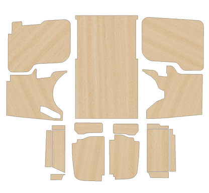 Ford Transit Connect 2014-2021 - Full Ply Lining Kit