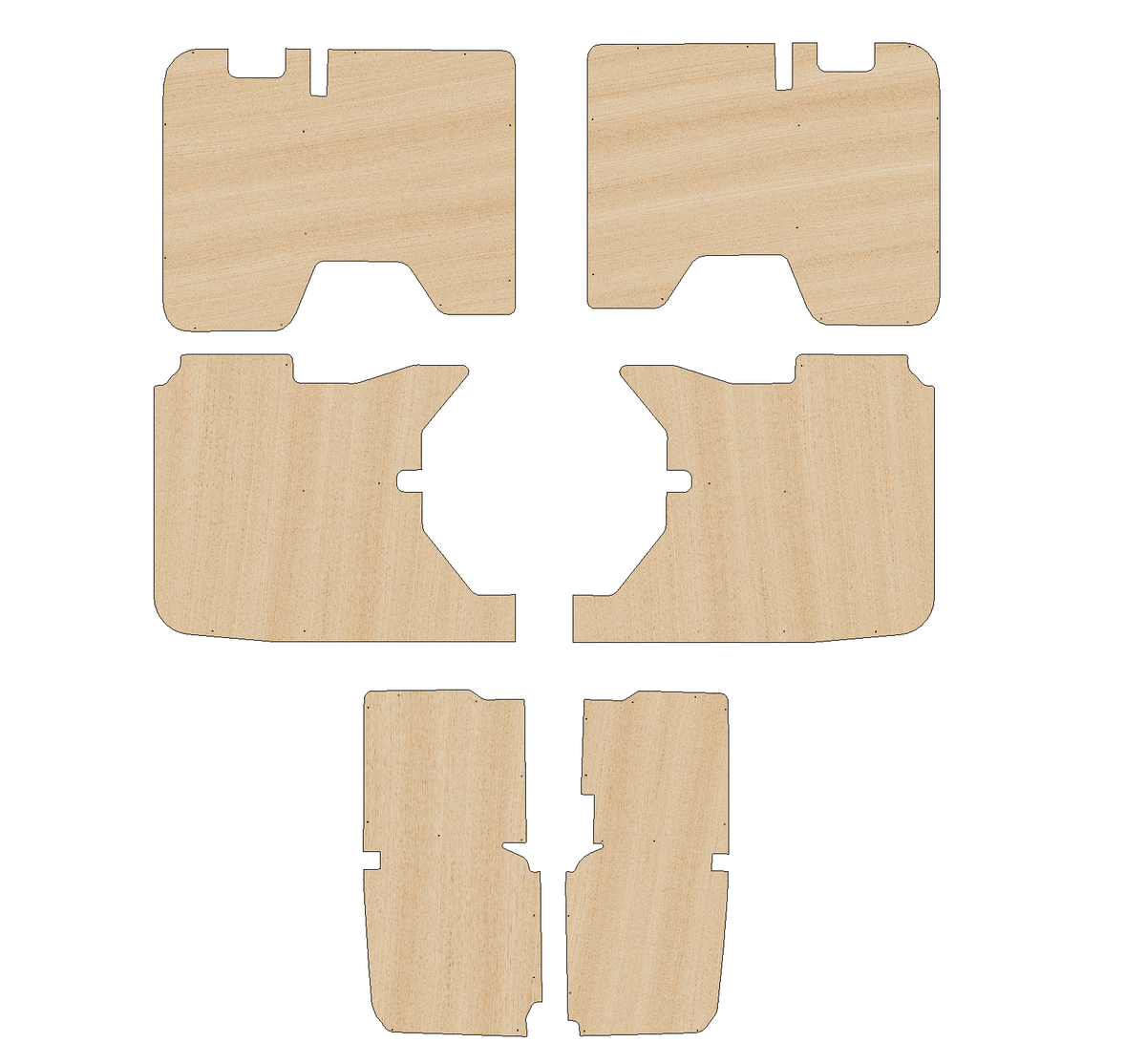 Ford Transit Custom 2013-2023  - Full Ply Lining Kit