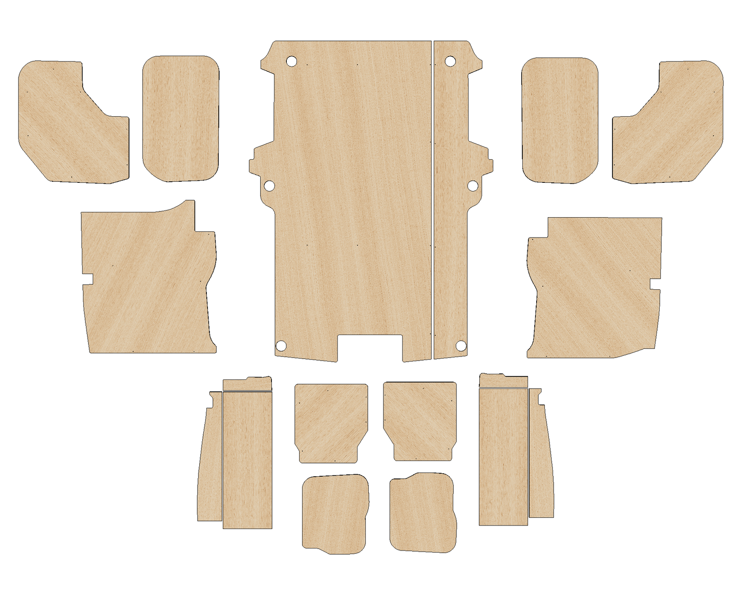 Citroen Dispatch and E-Dispatch 2016-Present  - Full Ply Lining Kit