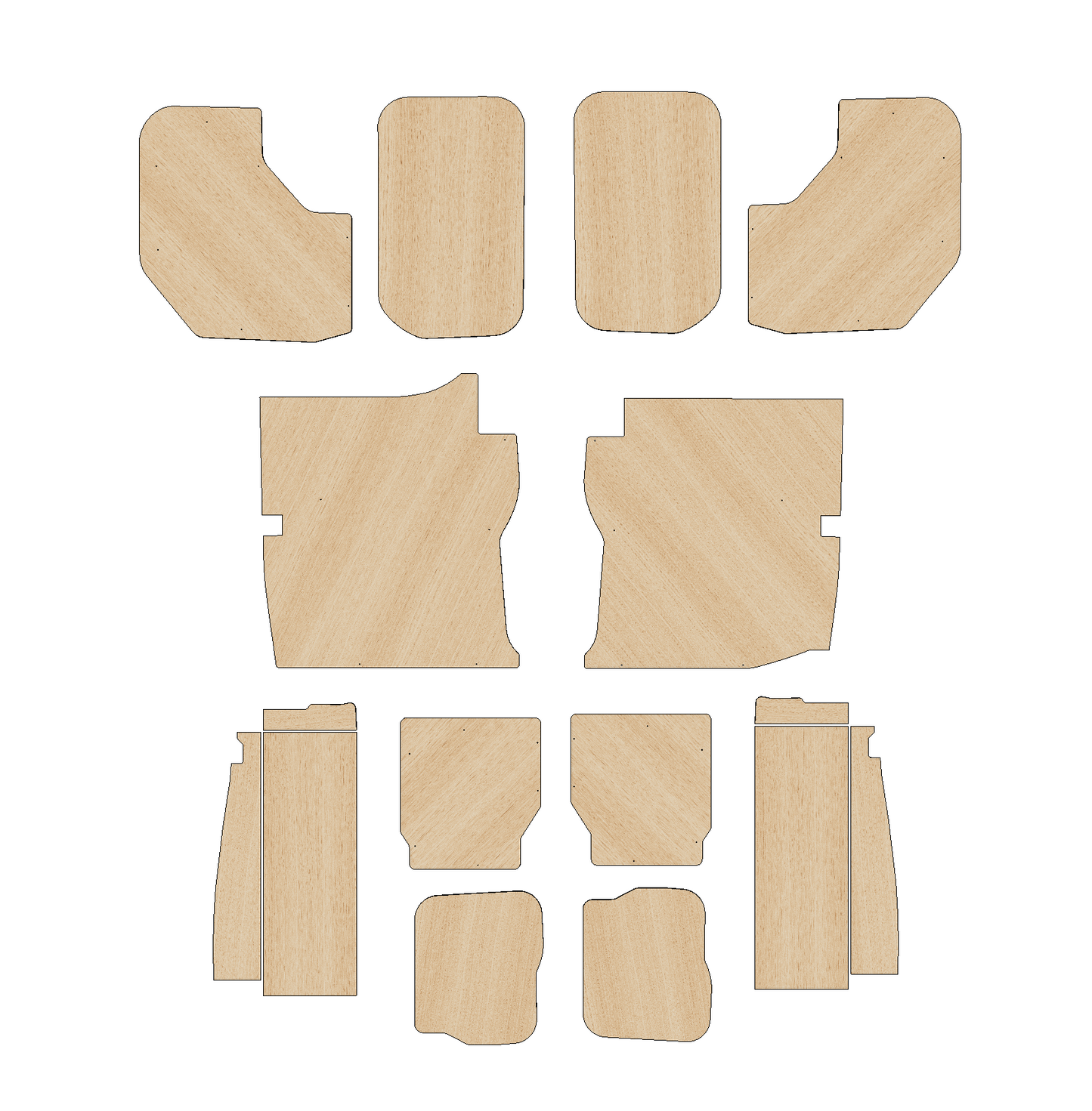 Citroen Dispatch and E-Dispatch 2016-Present  - Full Ply Lining Kit