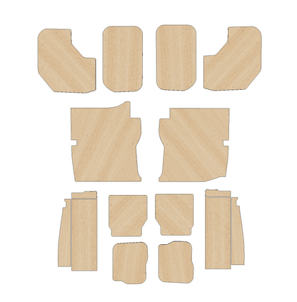 Citroen Dispatch and E-Dispatch 2016-Present  - Full Ply Lining Kit