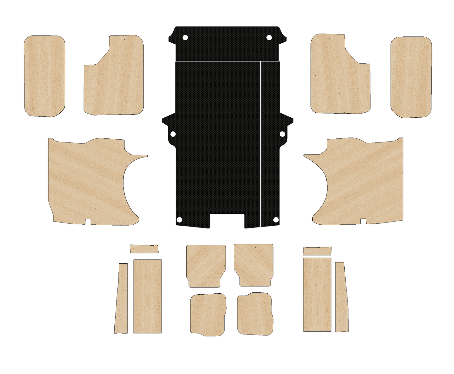 Citroen Dispatch and E-Dispatch 2016-Present  - Full Ply Lining Kit