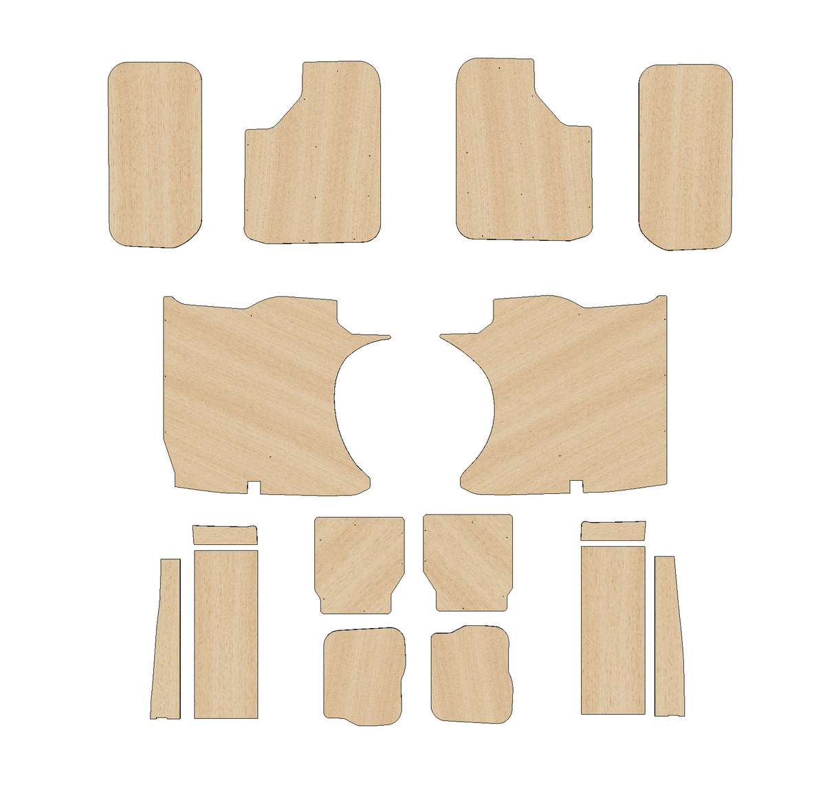 Citroen Dispatch and E-Dispatch 2016-Present  - Full Ply Lining Kit