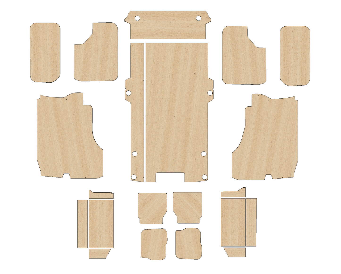 Vauxhall Vivaro and Vivaro Electric 2019-Present  - Full Ply Lining Kit