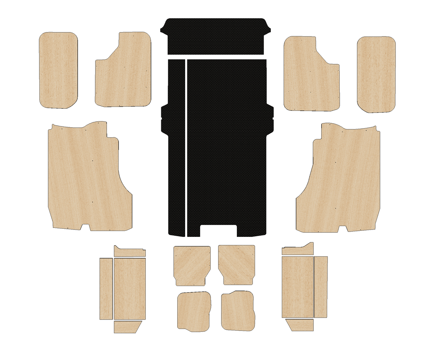 Vauxhall Vivaro and Vivaro Electric 2019-Present  - Full Ply Lining Kit