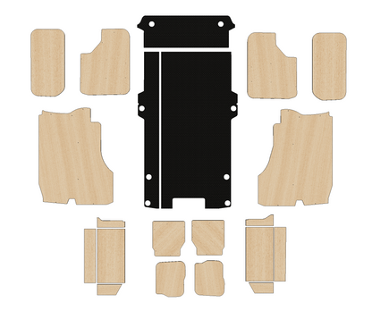 Citroen Dispatch and E-Dispatch 2016-Present  - Full Ply Lining Kit