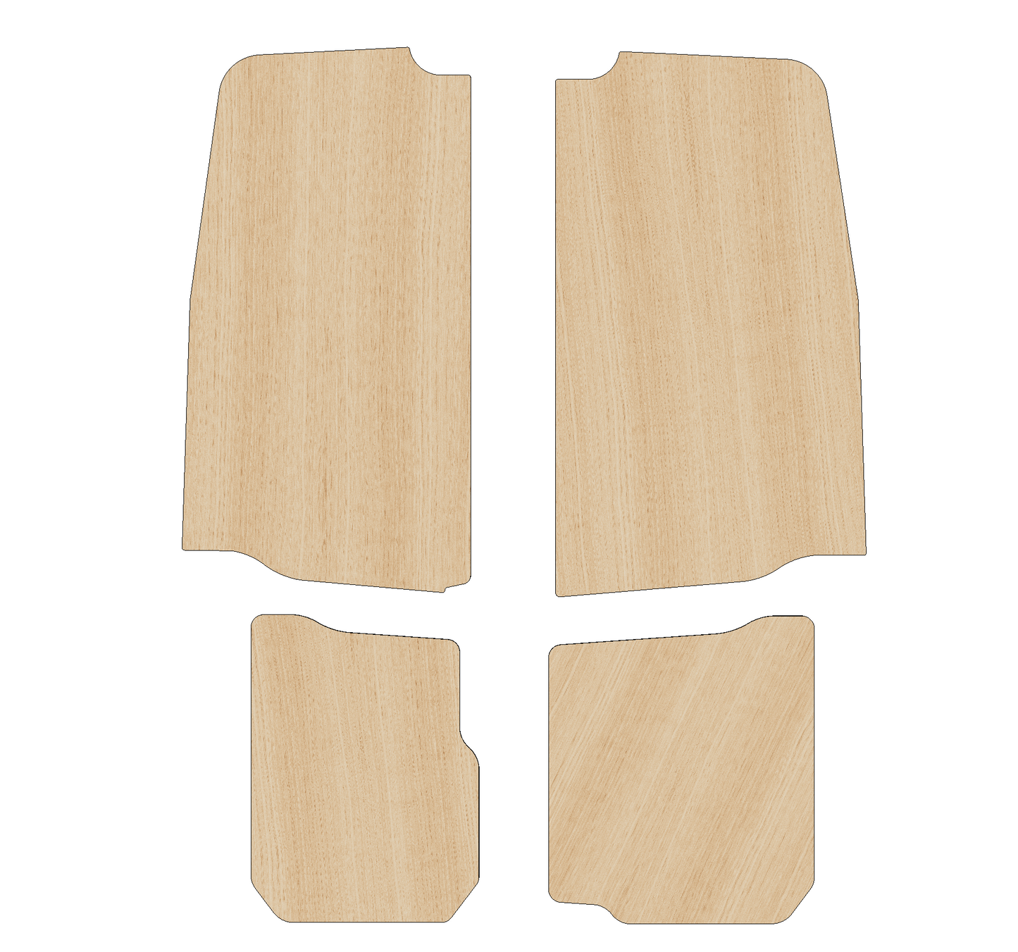 Iveco Daily  | H3 | 2014 - Present | Rear Door Panels Ply Lining Kit