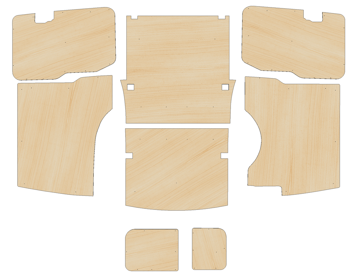 Volkswagen Caddy Maxi 2007-2020  - Full Ply Lining Kit