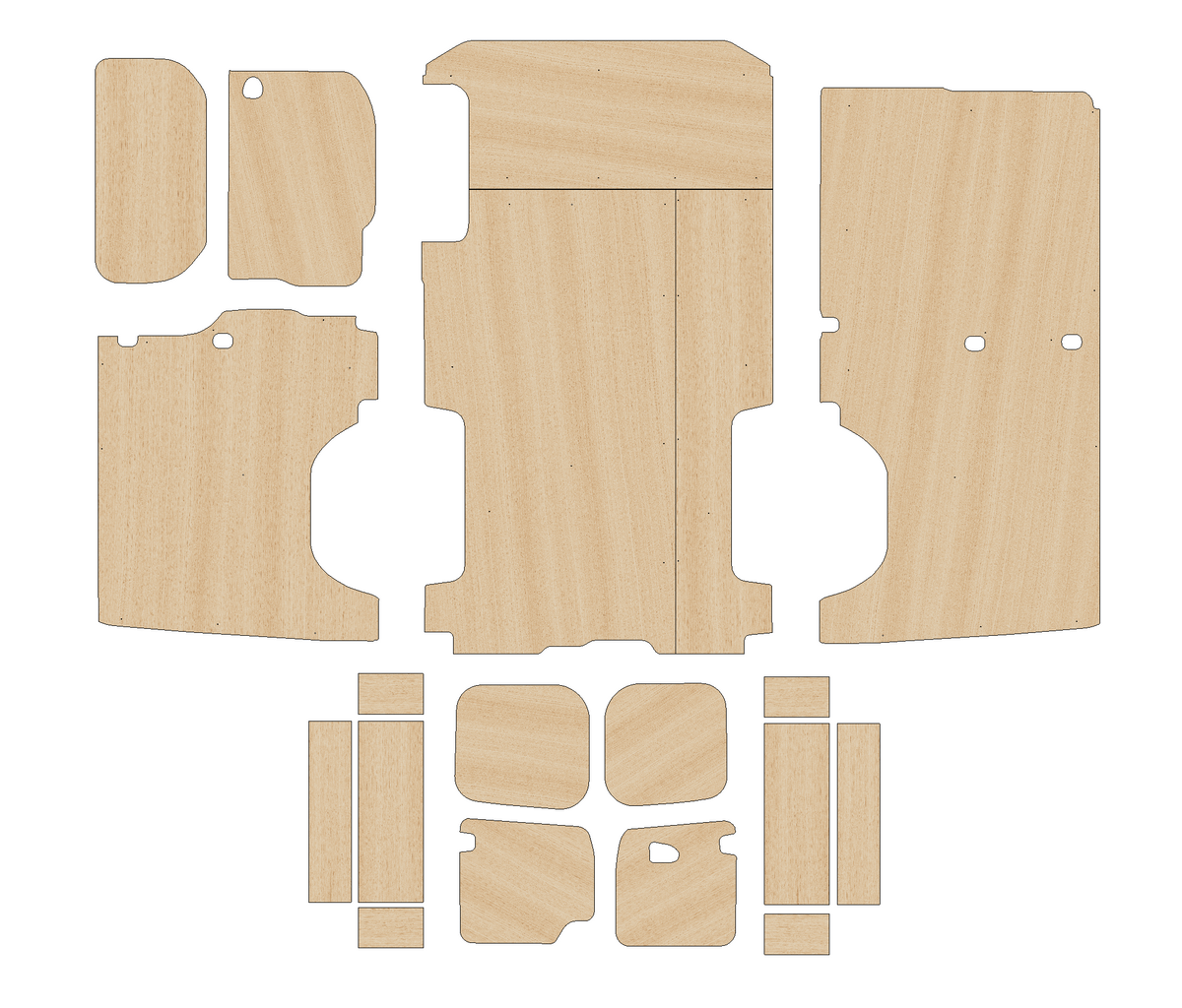 Vauxhall Vivaro 2014-2019  - Full Ply Lining Kit