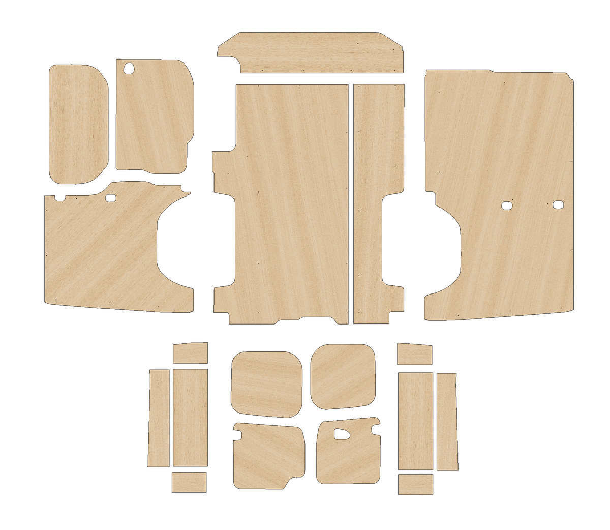 Renault Traffic 2014-Present  - Full Ply Lining Kit