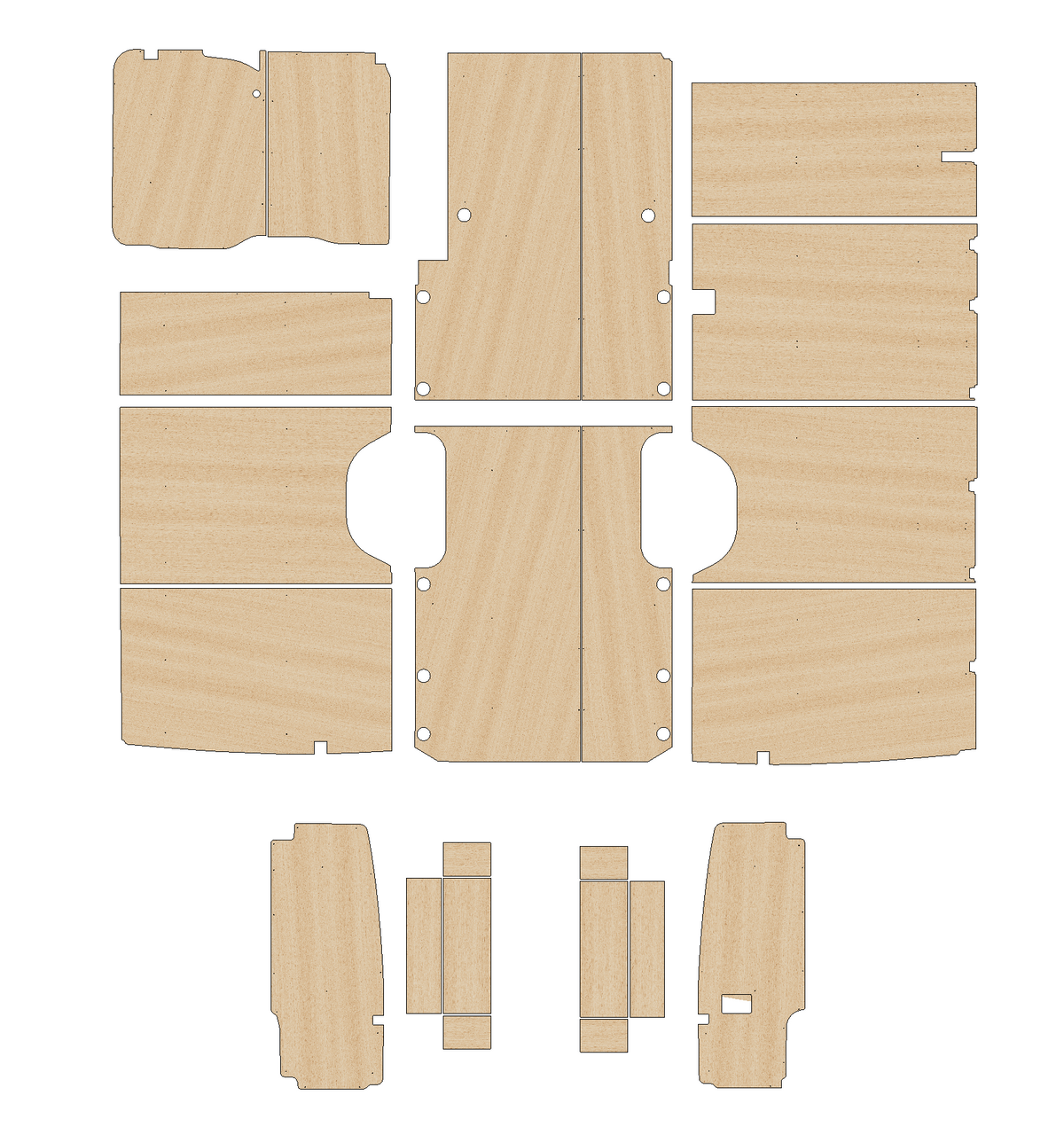 Volkswagen Crafter 2006-17  - Full Ply Lining Kit