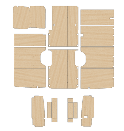 Volkswagen Crafter 2006-17  - Full Ply Lining Kit