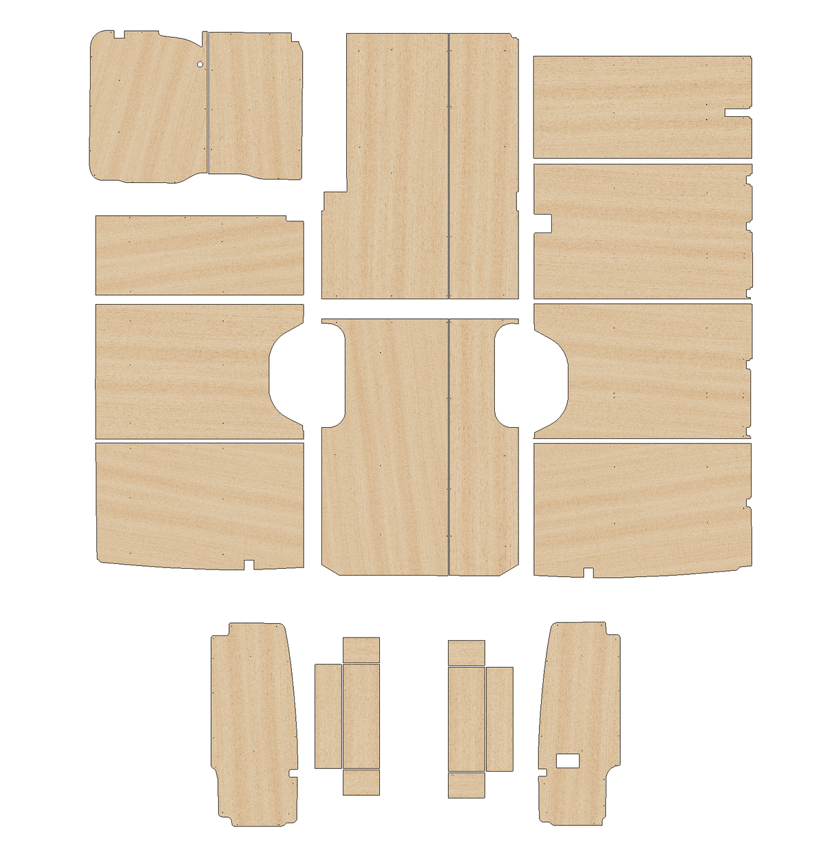 Volkswagen Crafter 2006-17  - Full Ply Lining Kit
