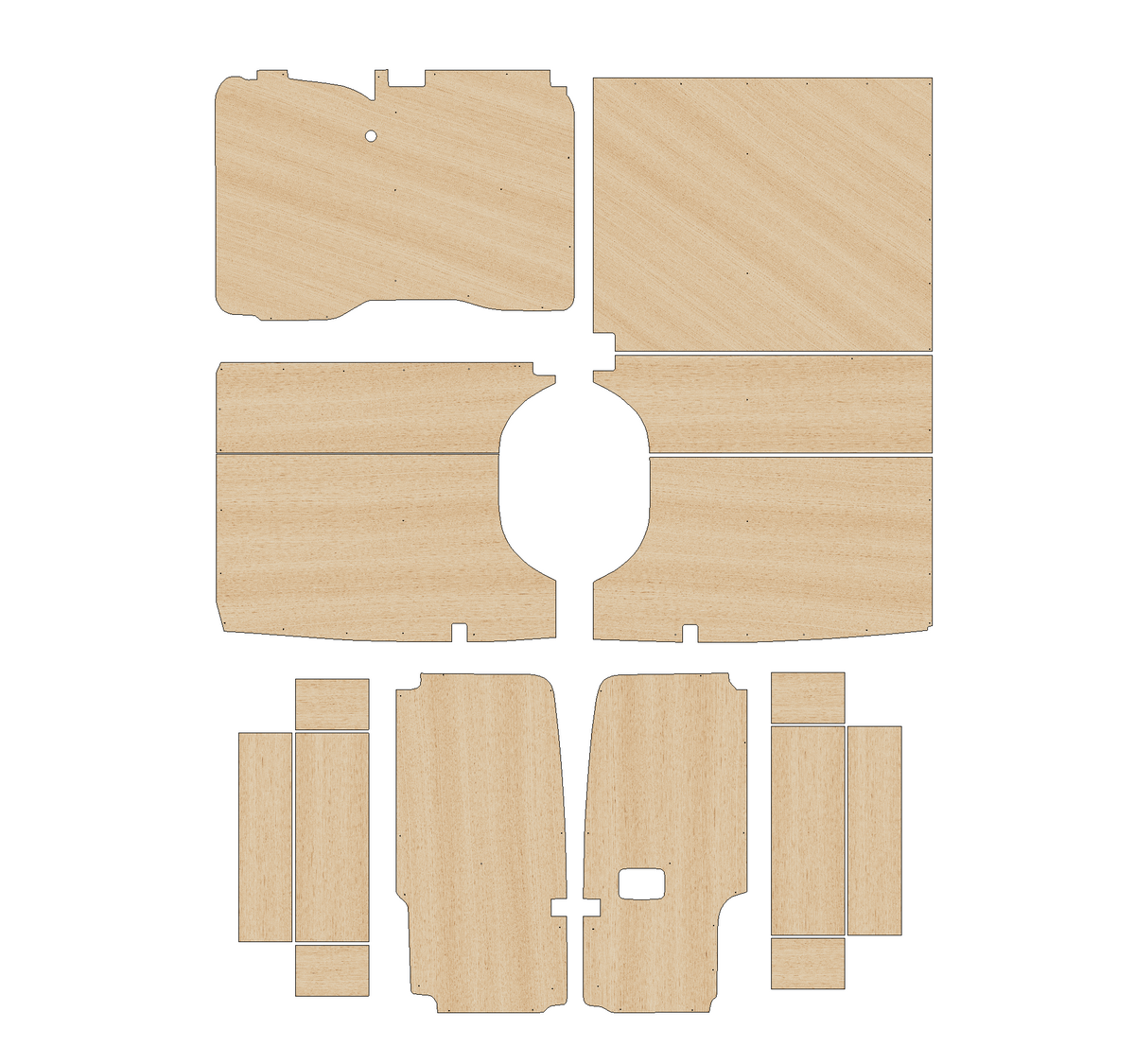 Volkswagen Crafter 2006-17  - Full Ply Lining Kit