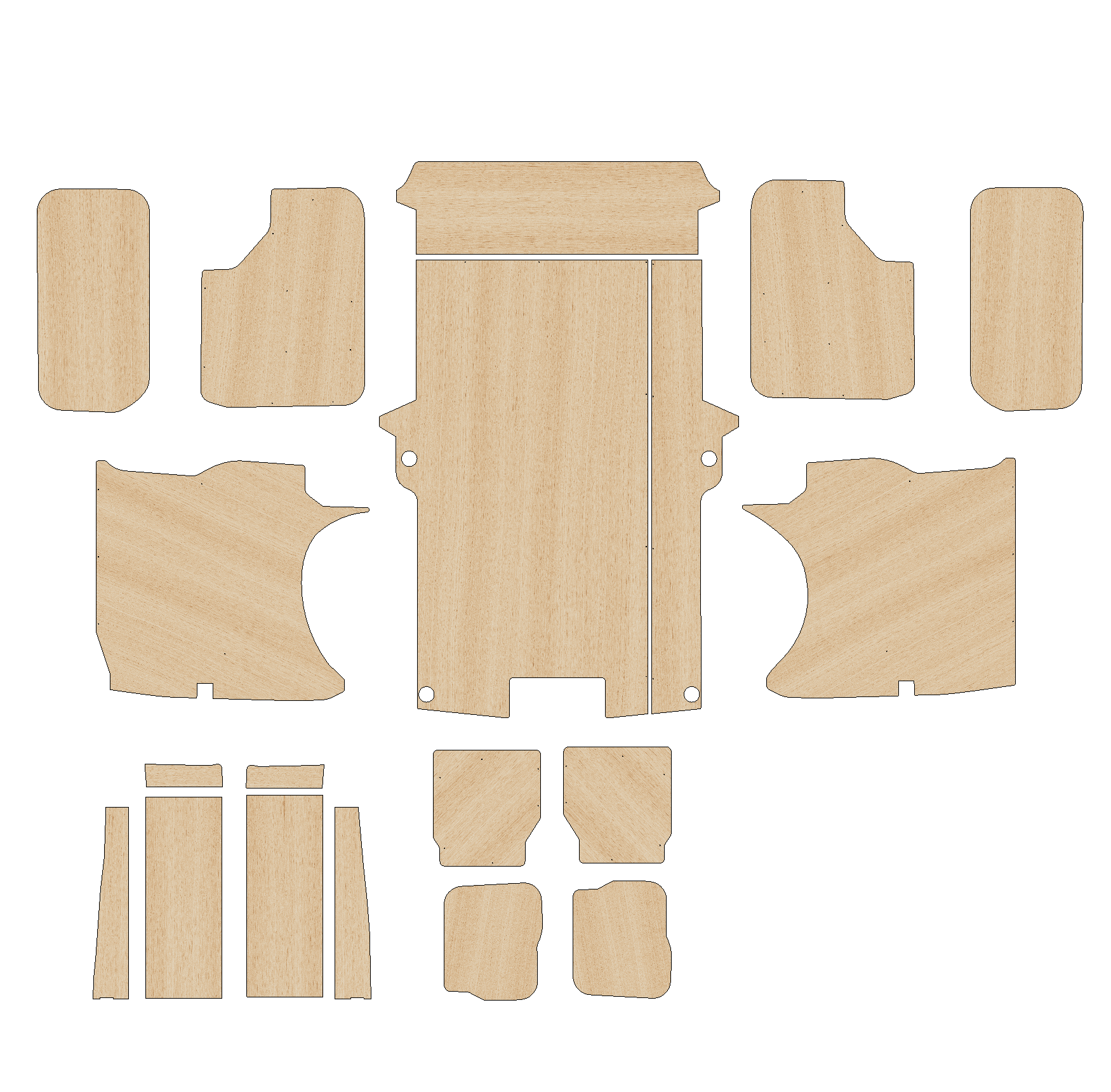 Peugeot Expert 2016-Present - Full Ply Lining Kit