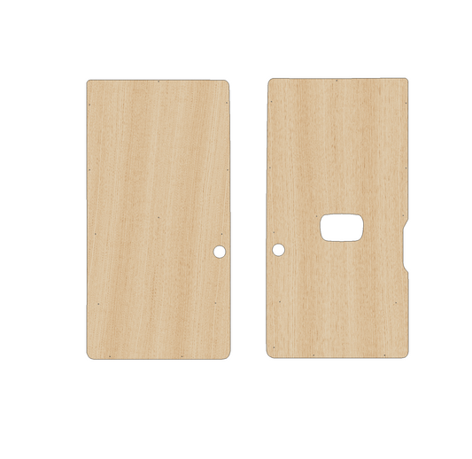 Toyota ProAce Max 2023-Present LWB Any Height - Rear Door Panels Ply Lining Kit