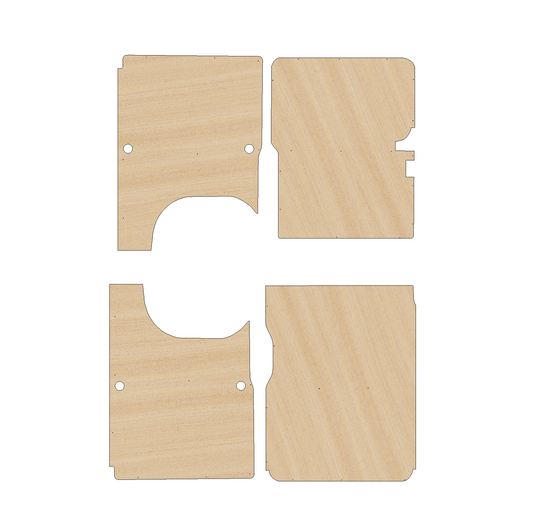 Toyota ProAce Max 2023-Present SWB Any Height - Side Panels Ply Lining Kit