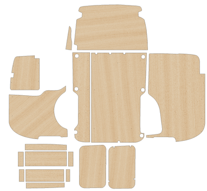 Vauxhall Combo 2001-2012 - Full Ply Lining Kit
