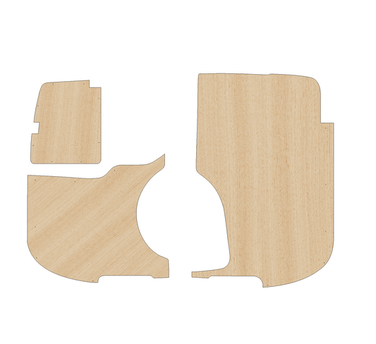 Vauxhall Combo 2001-2012 - Side Panels Ply Lining Kit