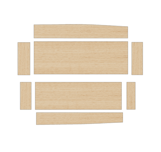 Vauxhall Combo 2001-2012 - Wheel Boxes Ply Lining Kit