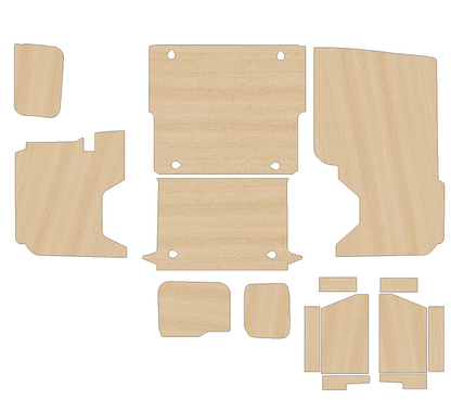 Fiat Doblo 2010-2022 - Full Ply Lining Kit