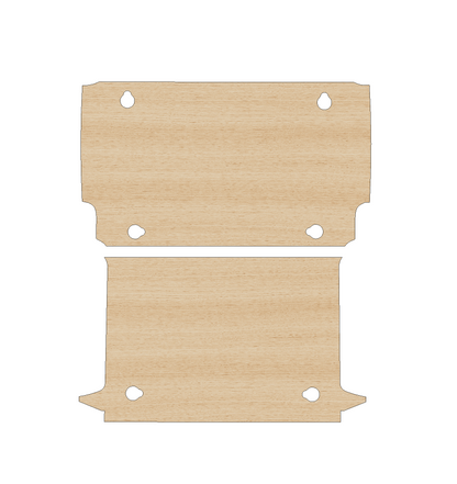 Vauxhall Combo 2012-2018 SWB No Sliding Doors - Floor Ply Lining Kit