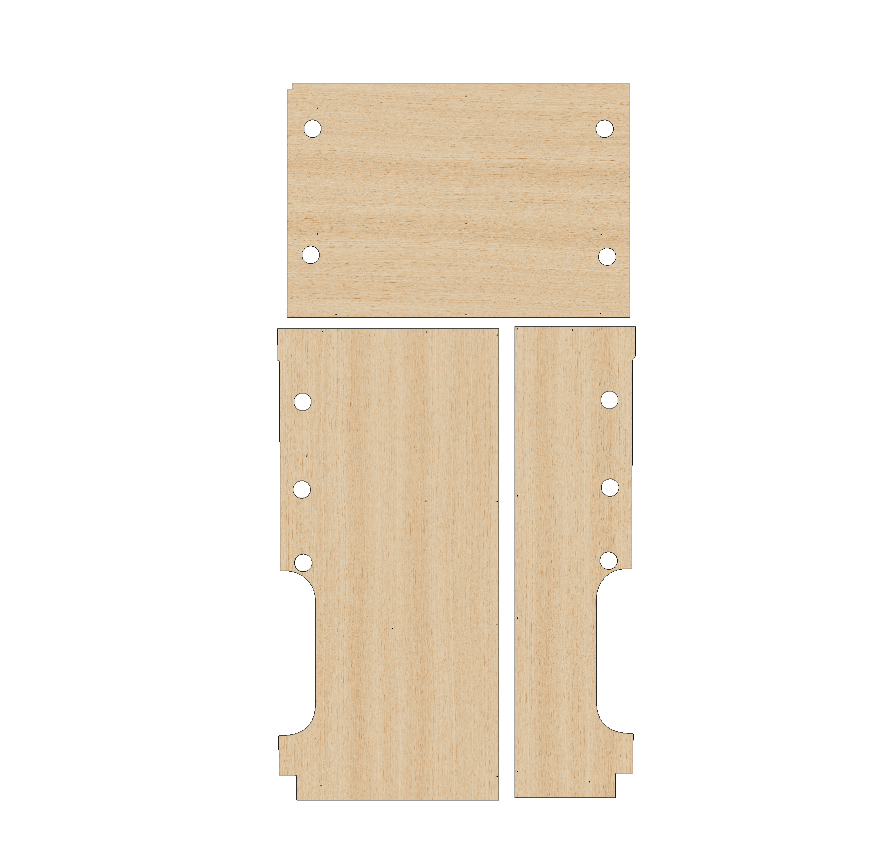 Vauxhall Movano 2010-2021 LWB - Floor Ply Lining Kit