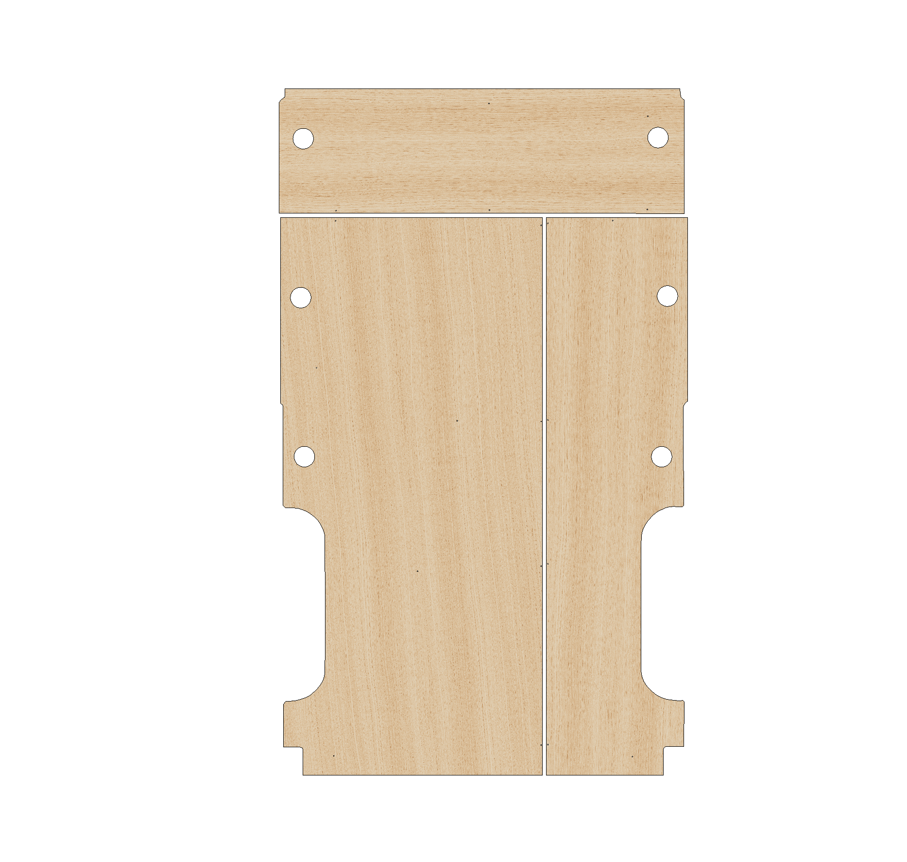 Vauxhall Movano 2010-2021 MWB - Floor Ply Lining Kit