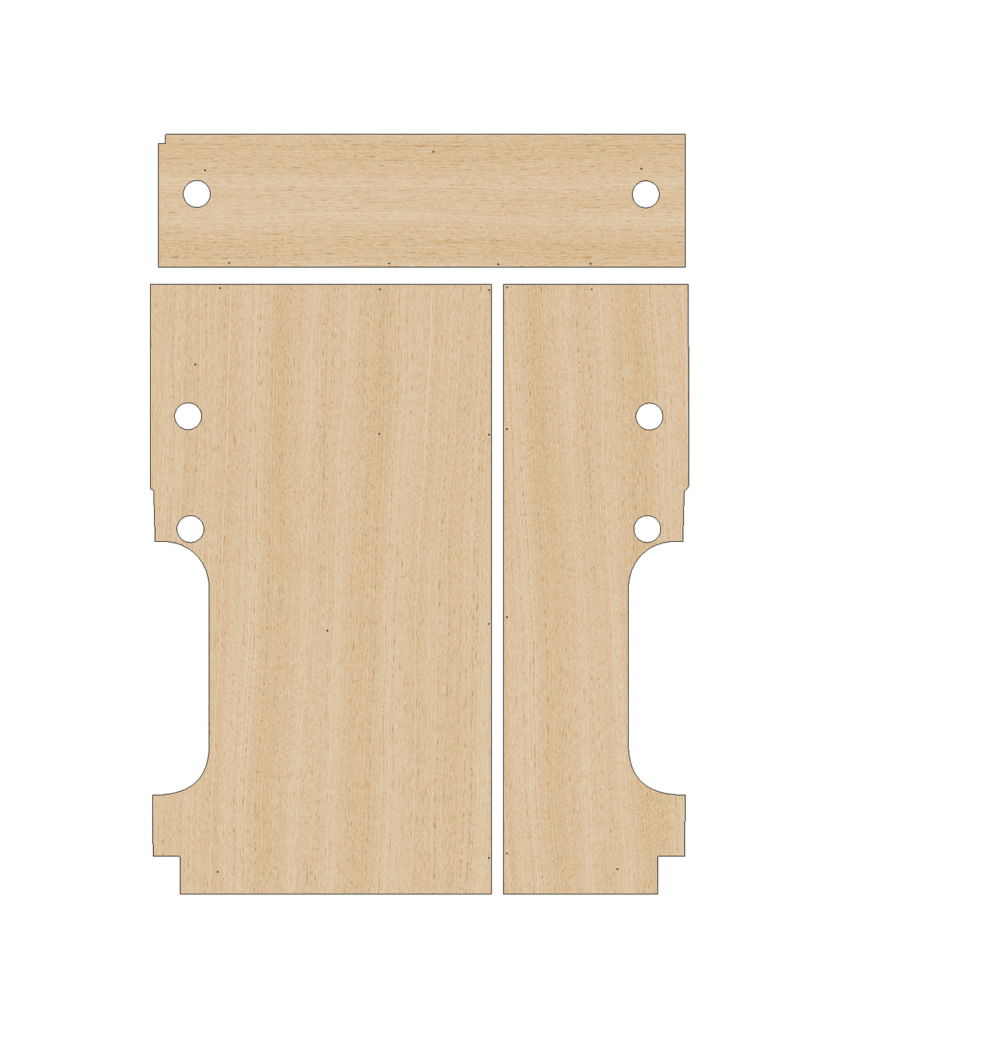 Vauxhall Movano 2010-2021 SWB - Floor Ply Lining Kit
