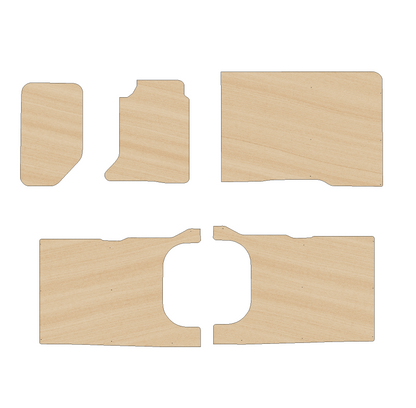 Vauxhall Movano 2010-2021 SWB - Side Panels Ply Lining Kit