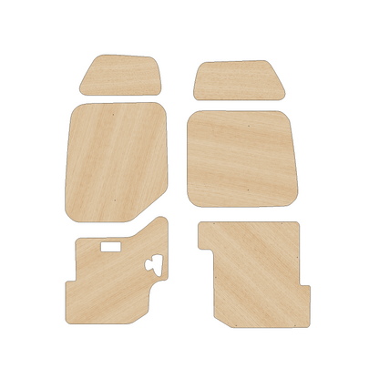 Vauxhall Movano 2010-2021 XLWB - Rear Door Panels Ply Lining Kit