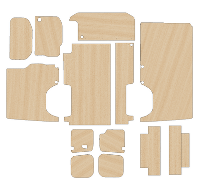 Vauxhall Vivaro 2002-2014 - Full Ply Lining Kit