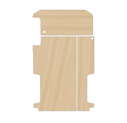 Vauxhall Vivaro 2002-2014 LWB - Floor Ply Lining Kit